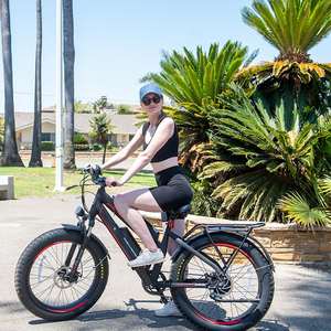 Dynavolt <span class=keywords><strong>Ebike</strong></span> 26 "알루미늄 프레임 750W 강력한 파워 전기 지방 타이어 자전거 듀얼 배터리 - Product Image 4