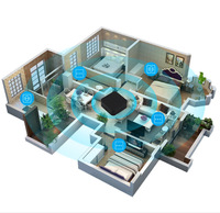 Control Remoto Inteligente WiFi IR SIXWGH para Ventilador de Aire Acondicionado - Control por Voz Alexa, Modo de Sueño Saludable, Aplicación Tuya Smart, Android/iOS