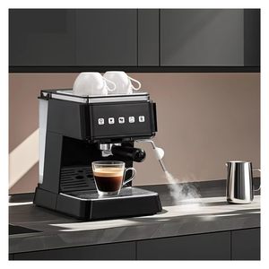 เครื่องชงกาแฟเอสเพรสโซ่อัตโนมัติแบบมัลติฟังก์ชั่นหน้าจอสัมผัสสำหรับใช้ในเชิงพาณิชย์หรือที่บ้าน พร้อมเครื่องทำฟองนม - Product Image 2