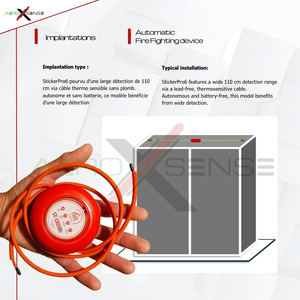 Extintor de incendios automático ultracompacto y económico de alta calidad StickerPro6 para gabinetes eléctricos - Product Image 4