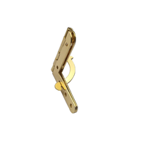 Charnière de boîte en bois de bijoux plaquée or d'accessoires en métal