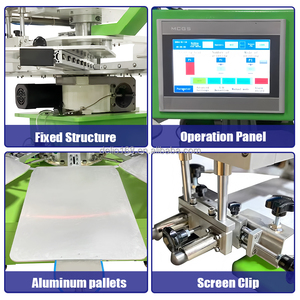 ชุดเครื่องพิมพ์สกรีนโรตารี่ 8 สเตชั่น 1 สี ใหม่ เครื่องพิมพ์สกรีนอัตโนมัติสำหรับเสื้อยืด ถุงผ้าไม่ทอ และเสื้อผ้า - Product Image 5