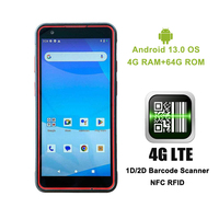 6 pouces PDA Android 13 OS étanche robuste Terminal 4G LTE WIFI IP68 1D/2D lecteur de codes à barres collecteur de données