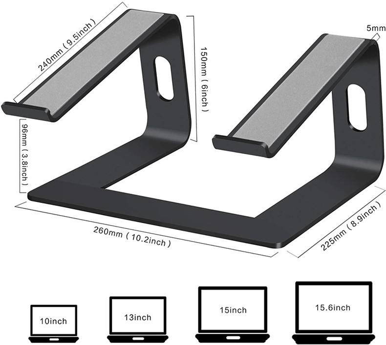 260 x 225 x 150 mm(10.24x8.86x5.91in)