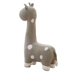 Dessin animé Animal <span class=keywords><strong>girafe</strong></span> assis tabouret anti-dérapant enfants chaise repose-pieds petit pas pour la décoration de salon - Product Image 3