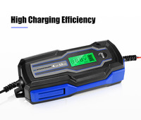 Chargeur de batterie automatique ATEM POWER 4A 6V/12V SLA AGM pour voiture et camion, AC vers DC