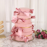 Boîtes à dragées de style européen avec poignée latérale ronde et nœud, pour mariage, anniversaire, événement annuel, emballage cadeau de remerciement