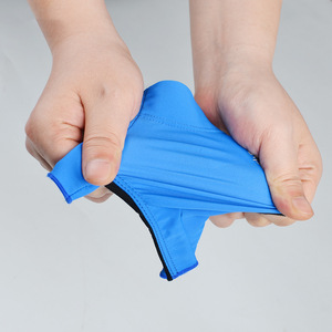 Guantes de billar con protección de silicona para tres dedos, azul, negro, rojo rosa, unisex, talla para adultos M081076 - Product Image 1