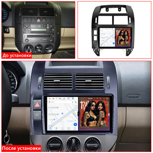 Autoradio Android 14 Serie Katana 120W X 6CH per Volkswagen <span class=keywords><strong>Polo</strong></span> 4 2001-2009, 8+256GB, Lettore DVD, Navigazione Multimediale - Product Image 2