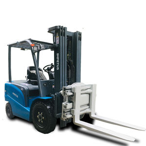 Carretilla elevadora eléctrica de 1800kg y 3000mm, tenedores giratorios de 180 grados, abrazadera electrónica multidireccional con accesorio - Product Image 1