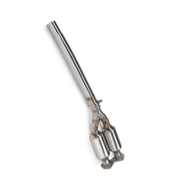 Collecteur d'échappement en acier inoxydable SS304 à longueur égale pour VW Golf R32 MK4 3.2L VR6 24V 2002-2004, tubes de liaison racing