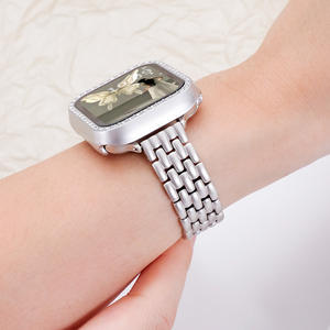 Correa de Reloj de Lujo de Acero Inoxidable con Cinco Eslabones, Cierre Plegable, Correa de Repuesto de Metal Compatible con <span class=keywords><strong>Apple</strong></span> <span class=keywords><strong>Watch</strong></span> Series 11 Ultra - Product Image 5