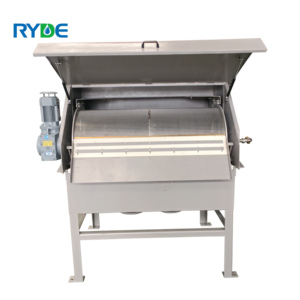 Filtre à tambour <span class=keywords><strong>rotatif</strong></span> externe pour <span class=keywords><strong>eaux</strong></span> <span class=keywords><strong>usées</strong></span>, <span class=keywords><strong>tamis</strong></span> à fils en coin, contrôle PLC, fonctionnement automatique, acier inoxydable, garantie 1 an - Product Image 1