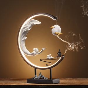 Lampe aromatique Chang'e volant vers la lune, ornement pour meuble TV, <span class=keywords><strong>table</strong></span> <span class=keywords><strong>basse</strong></span>, salon, décoration de cave à vin - Product Image 5
