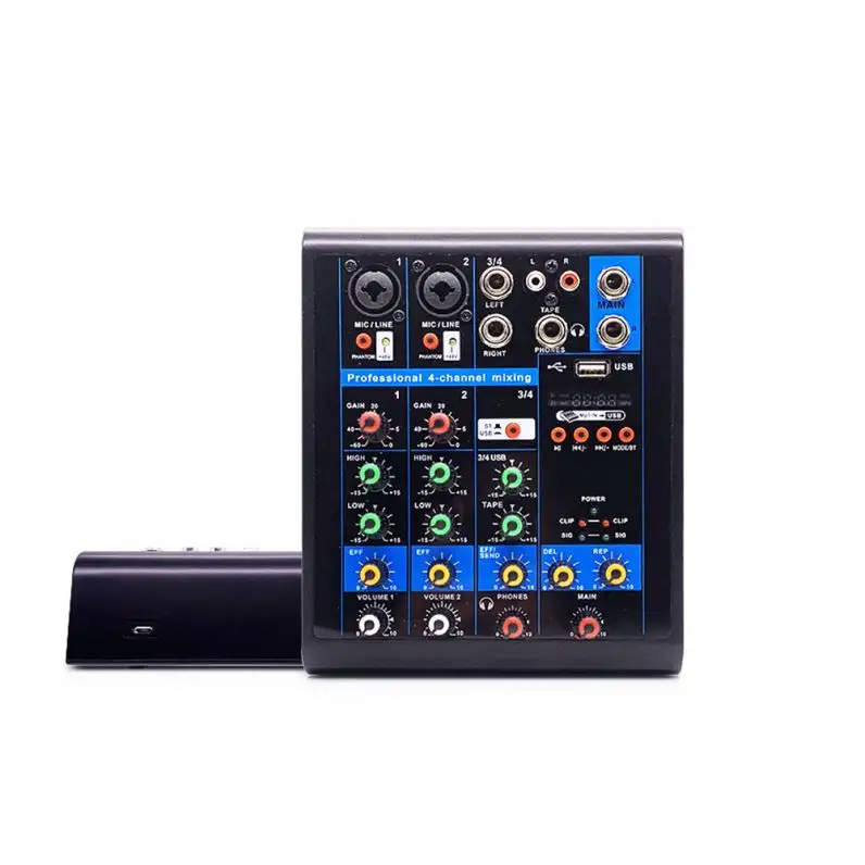 Jiboshi GAX-4S Mixer Video Audio Profesional dengan Sertifikat CE