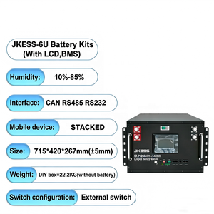 กล่องแบตเตอรี่ DIY แบบวางซ้อนได้48V 51.2V พร้อม JK <span class=keywords><strong>V19</strong></span> BMS สำหรับเก็บพลังงานในบ้านชุด DIY - Product Image 2