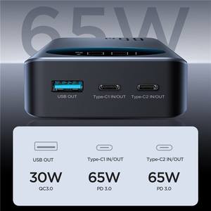 <span class=keywords><strong>JOYROOM</strong></span> JR-PBF04 <span class=keywords><strong>พา</strong></span><span class=keywords><strong>ว</strong></span><span class=keywords><strong>เวอร์</strong></span><span class=keywords><strong>แบงค์</strong></span>ชาร์จเร็<span class=keywords><strong>ว</strong></span> 65W ความจุ 20000mAh พร้อมหน้าจอดิจิตอล ที่ชาร์จแบตโทรศัพท์พร้อมสาย Type-C - Product Image 6