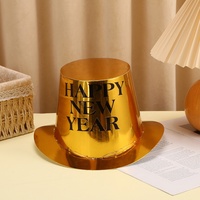 SOLPOP 2027 Chapeau de Fête du Nouvel An en Papier Laser pour Adultes, Casquette Magique de Fête, Vente en Gros Fabricant