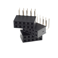 Connecteur d'en-tête femelle 22 ans fabricant professionnel 8 broches pas 2.54mm 90 degrés Usb OEM PCB Usb à 4 Bnc femelle AC 500V