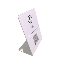 Soporte de PVC Acrílico Personalizado con Código QR Programable para Número de Mesa, NFC de 13.56Mhz para Revisión de Menús