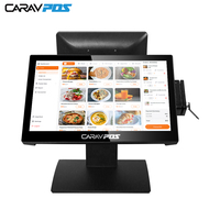 POS-терминал 15,6 дюйма для супермаркетов, Win11, алюминиевая стойка, двойной экран, конкурентная цена, система Android POS