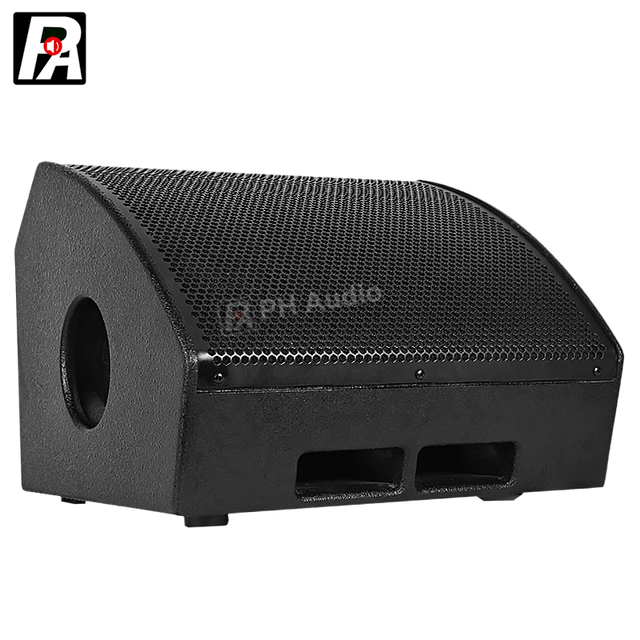 PA T12 2 Way 12 5Hz-20kHz 1000W Coaxial Monitor Speakers Plywood Portable 8 Ohm Floor Mount for Stage Performance