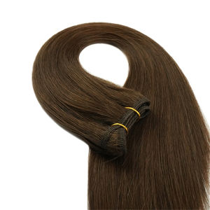 レミー人毛エクステンションバージンキューティクルアラインビルマ生毛卸売未処理バージン人毛織りバンドル - Product Image 4