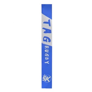 5KINGZ SPORTS <b>Rugby</b> <b>Tag</b> <b>Belts</b> Yellow Black Eco-Friendly Lightweight Durable Promotional Match Team Sports Support Equipment - Product Image 3
