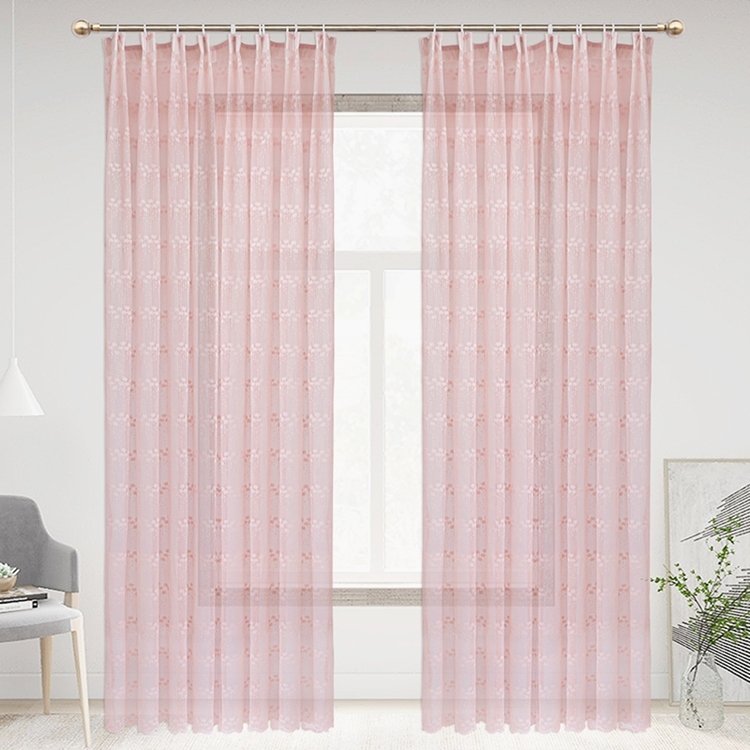 Filet de rideau tissé de luxe, en dentelle, Durable et de haute qualité