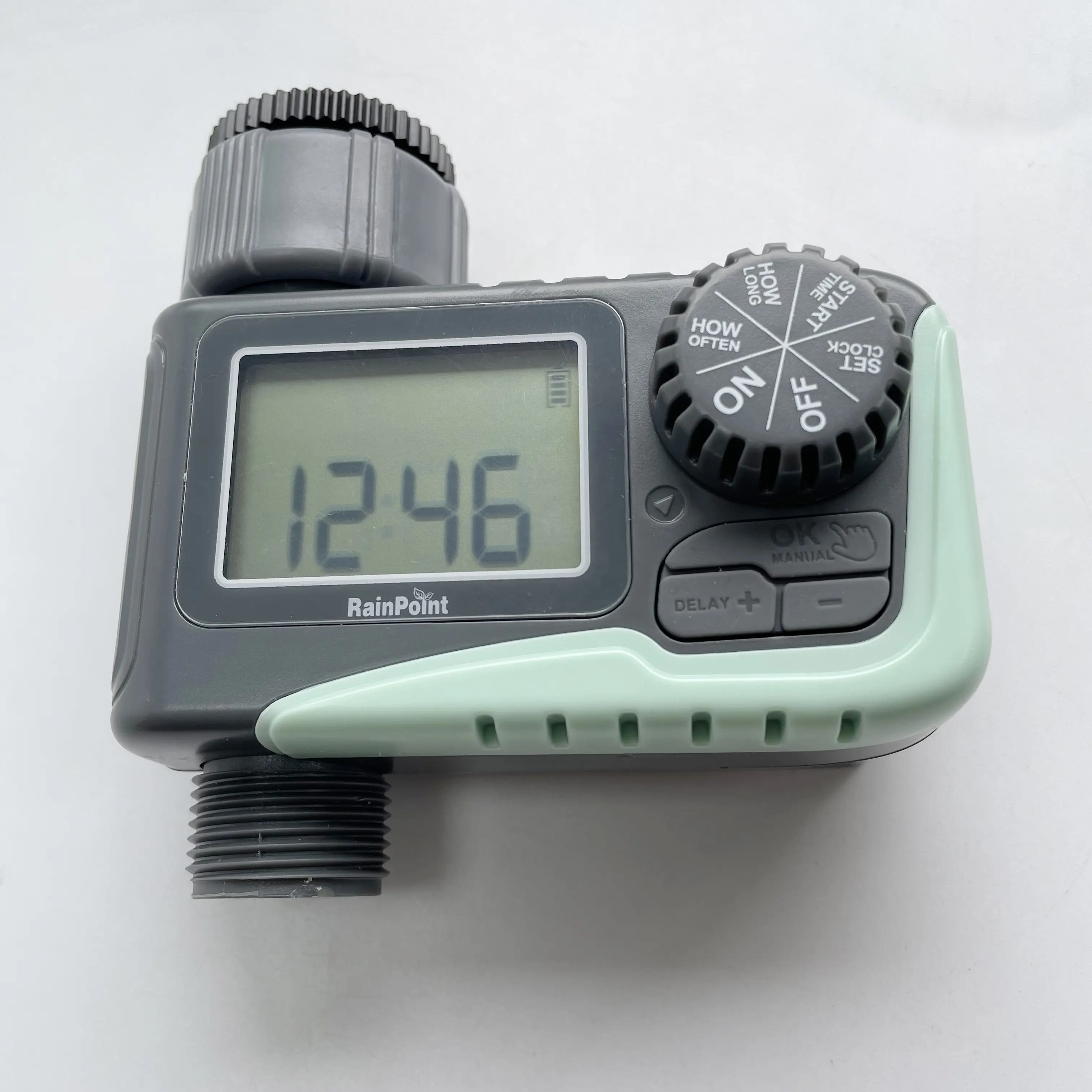 ITV105 Mini Tampilan LCD Digital Timer Keran Air Sakelar Otomatis Penyiraman Taman Penyiraman Timer Sistem Irigasi Tetes