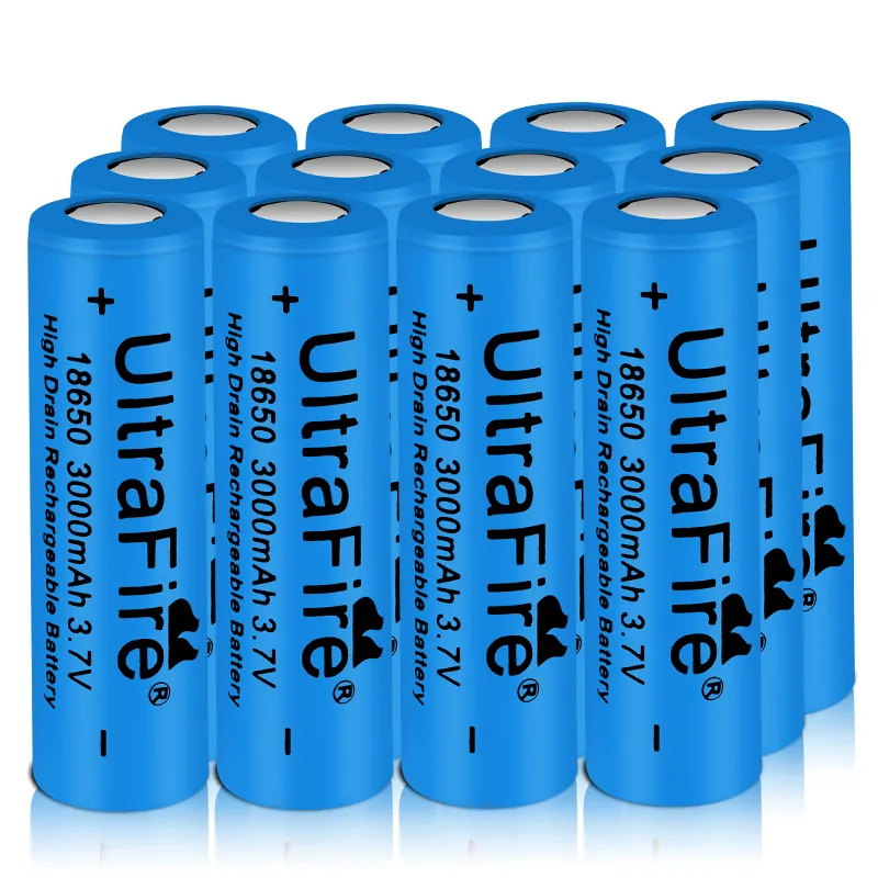 UltraFire 18650 3000mAh 3.7V Li-ion Rechargeable Battery for LED Flashlight