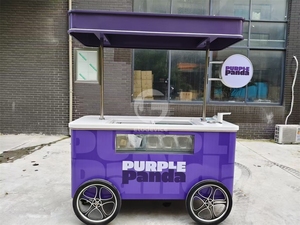 Vélo de vente ambulante électrique pour glaces, chariot amovible pour aliments, idéal pour l'extérieur - Product Image 5