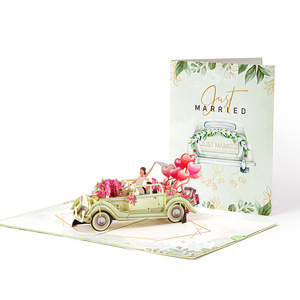 Nouvelle carte de mariage 3D Saint Valentin <span class=keywords><strong>lettre</strong></span> d'invitation de mariage carte de décoration de fête de mariage - Product Image 1