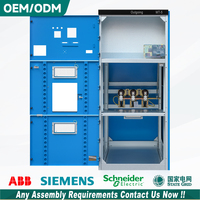 Armoire de commutation KYN 24 kV amovible à isolation aérienne, en acier revêtu d'aluzinc, pour applications industrielles intérieures