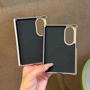 เคสโทรศัพท์หนัง PU ชุบเคลือบอย่างดี พร้อมแม่เหล็ก สำหรับ Samsung Z Fold 8 Ultra รองรับการชาร์จไร้สาย ป้องกันแรงกระแทก - Product Image 6