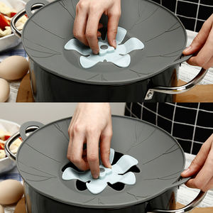 <span class=keywords><strong>Tapa</strong></span> de silicona para ollas, antidesbordamiento, antisalpicaduras, para cocinar, para evitar que se hierva el agua, para cocinas, venta al por mayor, OEM, ODM - Product Image 4