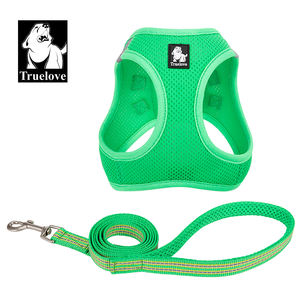 Set Harness dan Tali Anjing Kucing Truelove Wholesale, Mewah, Ringan, Berbahan Jaring Reflektif, Dapat Disesuaikan untuk Kucing dan Anjing Kecil hingga Sedang, untuk Berjalan - Product Image 1