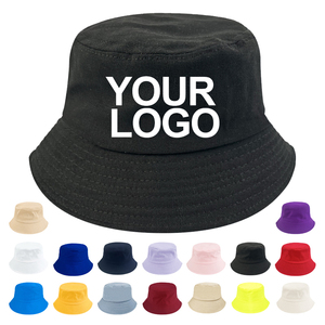 Hot Selling Cartoon <b>Sunscreen</b> Fisherman Bucket Hat Custom Logo Printed Embroidered 100% Cotton Breathable Casual Party - Product Image 1