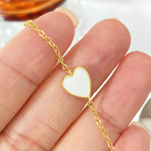 Ensemble de bracelets en laiton tendance à gouttes d'huile pour femmes, cadeau de fiançailles, de fête ou de mariage, plaqué or 18 carats et rhodium - Product Image 1