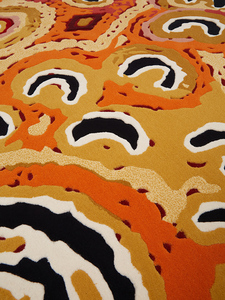 Tapis de luxe exclusifs faits à la main en laine de Nouvelle-Zélande avec un design abstrait moderne pour une décoration intérieure élégante du salon - Product Image 3