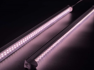 T8 משולב 15-36w ספקטרום מלא הוביל הידרופוני לגדול מנורת אלומיניום גוף עבור ירקות מקורה & חקלאות פירות, ip65 מדורג - Product Image 5