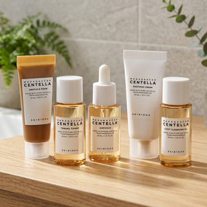 Kit de Voyage Centella de Madagascar : Ensemble Coréen de Soins de la Peau – Tonique Nettoyant Visage & Crème Ampoule Hydratante - Product Image 4