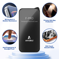 Protection d'écran en verre trempé anti-espion AP pour iPhone 18 Pro Max 17 Air 16 15 14, résistant aux rayures, anti-traces de doigts, sans bulles