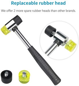 Rouleau Pin Punch Set 1.5 lb Dead Coup Marteau Grand pour Armuriers, Bâtiment Pistolet Armurerie Kit 9 Pièce En Acier Removal Tool Kit - Product Image 5