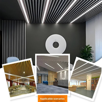 Plafond décoratif en aluminium en forme de U personnalisé 1100 3003 5052 pour mur, garage, couloir, hall, boutique, salle d'exposition, aéroport