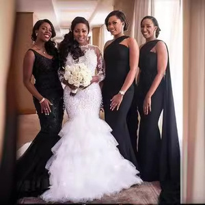 Mermaid Wedding Dress Sweetheart Neckline Illusion <b>Lace</b> Beaded Pearl Tulle <b>White</b> Natural Waistline 2026 Style - Product Image 3