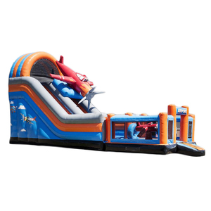 Inflatable <b>slide</b> children's playground amusement air mold factory outdoor inflatable trampoline jumping <b>bed</b> <b>slide</b> - Product Image 4