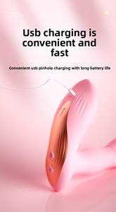 人気女性刺激クリットバイブレーター超薄型充電式シリコーン防水性セックスおもちゃリモコン付き - Product Image 4