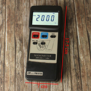 ราคาดี คุณภาพเยี่ยม PM-9100 ซีรีส์ PM-9100/PM-9100H/PM-9100HA มาโนมิเตอร์, 2000 มิลลิบาร์, อินพุตแบบดิฟเฟอเรนเชียล - Product Image 1