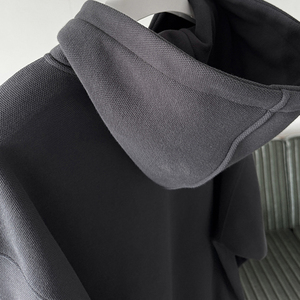 Sudadera con Capucha de Felpa Francesa 100% Algodón, Estilo Holgado, Sin Cordones, para Hombre - Product Image 6